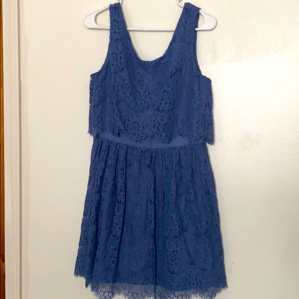 Blue Floral Dress